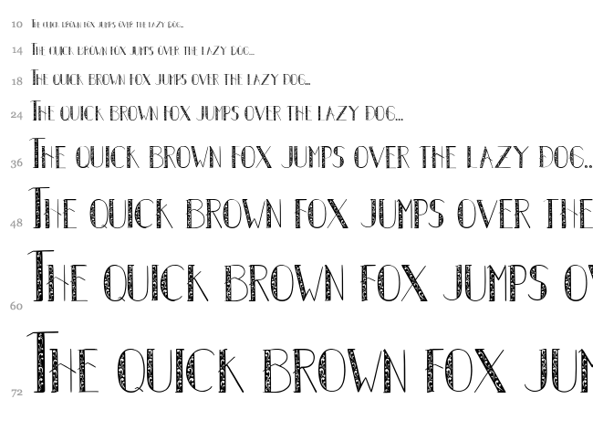 Autumn Leaves font waterfall